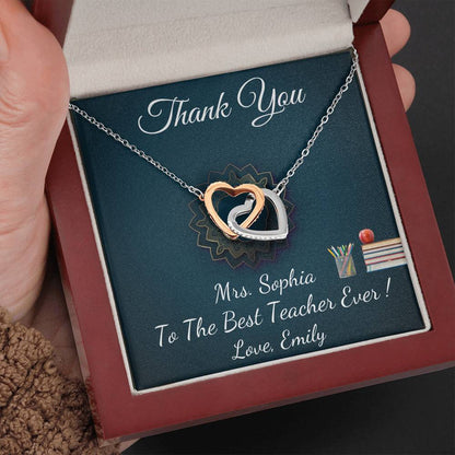 Teacher Gift | Gift for Teacher Necklace | Teacher Thank You Gift | A Truly Amazing Teacher Appreciation Gift | Teacher Christmas Gift #0738
