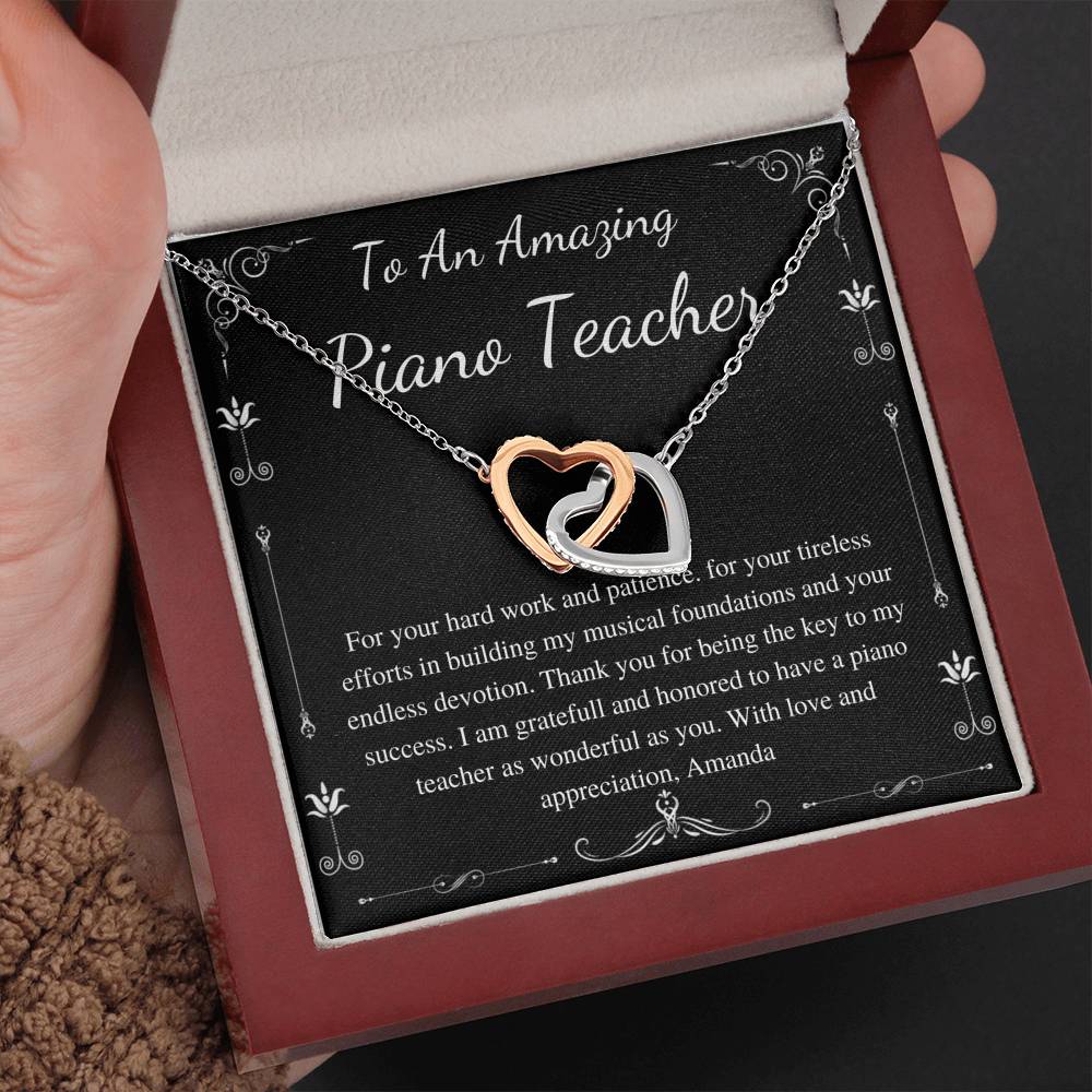 Piano Teacher Gift Thank You Gift for Music Teacher Gift, Personalized