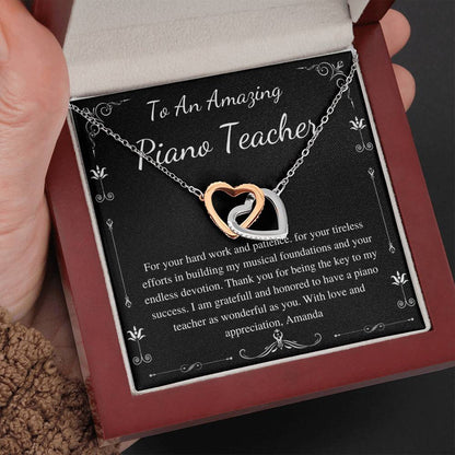Piano Teacher Gift Thank You Gift for Music Teacher Gift, Personalized