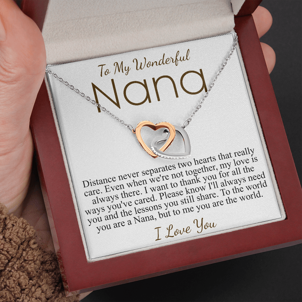 to my wonderful nana