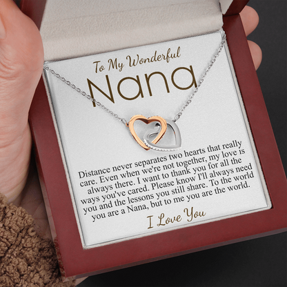 to my wonderful nana