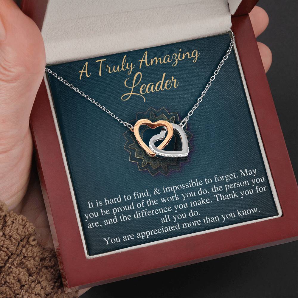 Leader Gift | Gift for Leader Necklace | A Truly Amazing Leader Appreciation Gift | Leadership Gift For Woman | Leader Gift For Woman #0734