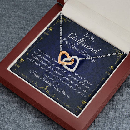 Girlfriend Birthday Gift Necklace, Birthday Gift For Girlfriend On Her Birthday, Girlfriend Jewelry From Boyfriend, Birthday Necklace #0682