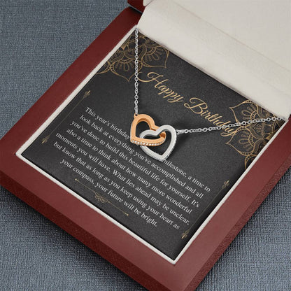 Birthday Gift Necklace, Birthday Gift for Friend, Sister Birthday, Mom Birthday Gift, Bday Jewelry for Her, 13 Birthday Gift,Love Knot #0636