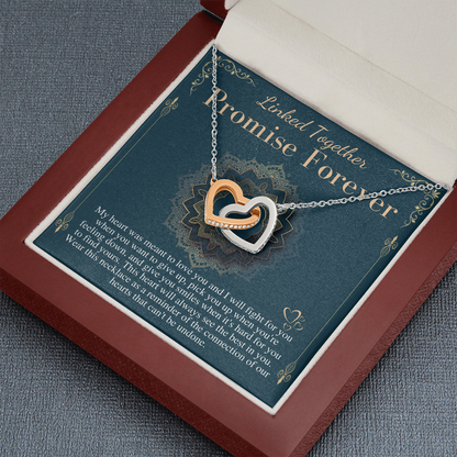 Promise Necklace for Girlfriend, Valentines Day Gift For Her, For Wife Promise Necklace for Her, Girlfriend Anniversary,Girlfriends Birthday
