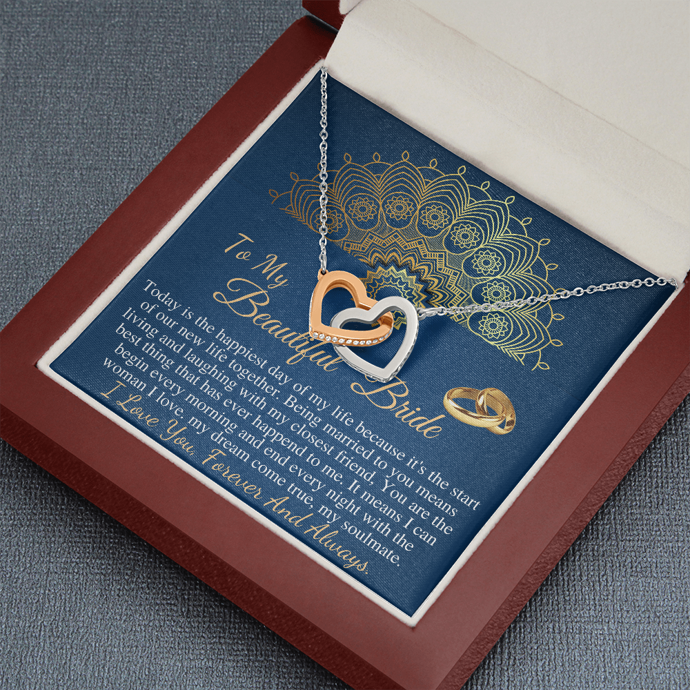 Gift To My Beautiful Bride From Groom ,Bride Gift From Groom, Wedding Day Gift, Groom to Bride, Jewelry Gift from Groom to Bride