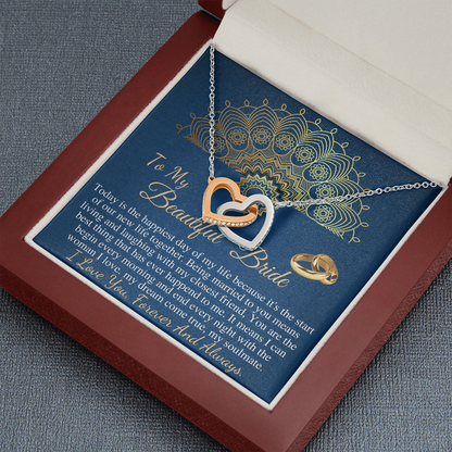 Gift To My Beautiful Bride From Groom ,Bride Gift From Groom, Wedding Day Gift, Groom to Bride, Jewelry Gift from Groom to Bride