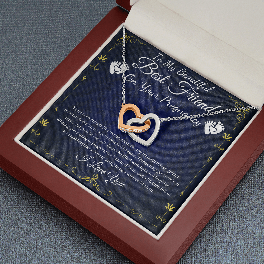 Best Friend Pregnancy Gift For Best Friend Baby Shower Gift For Mom To Be Gift For Expecting Mom Gift Pregnant Friend, Link Hearts #0219 loren