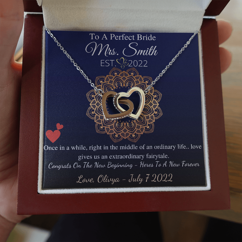 Love Knot, To My Best Friend On Your Wedding Day Gift From Friend To Bride Necklace For Friend’s Wedding Day Present From Best Friend To