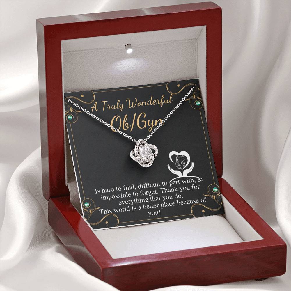 ObGyn Gift For Obstetrician Gynecologist Gift For Ob/Gyn Necklace To A Truly Wonderful Ob/Gyn Christmas Gift Thank You ObGyn Birthday #0709