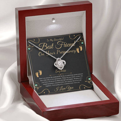 Best Friend Pregnancy Gift For Best Friend Baby Shower Gift For Mom To Be Gift For Expecting Mom Gift Pregnant Friend,Love Knot #0217