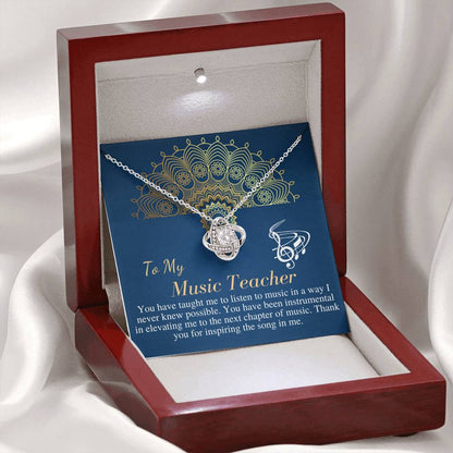 Music Teacher Gift | Gift for Music Teacher Necklace | Music Teacher Gift | To My Music Teacher Appreciation Gift | Christmas Gift  #0746