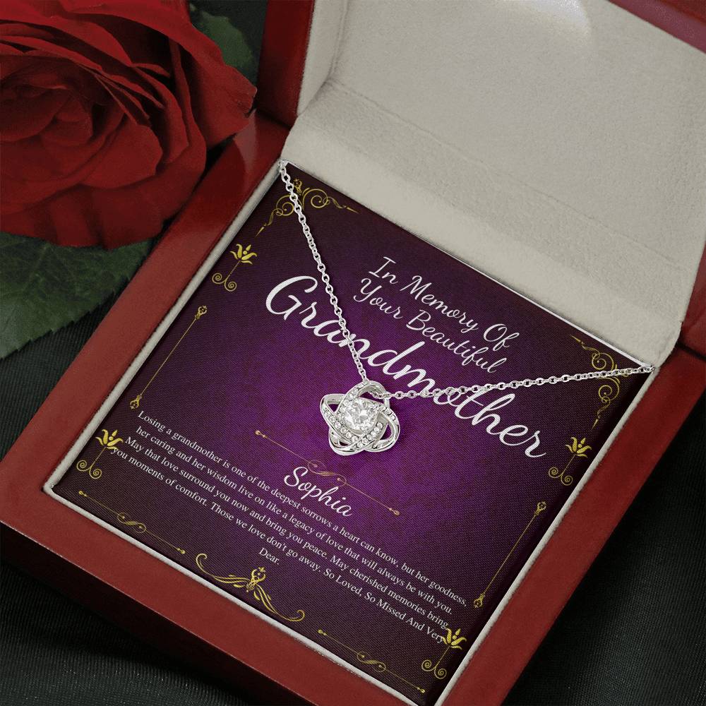 Memorial gift Grandmother Loss of Grandma In Memory of Grandma Sorry for your loss of loved one condolence gift, bereavement gift