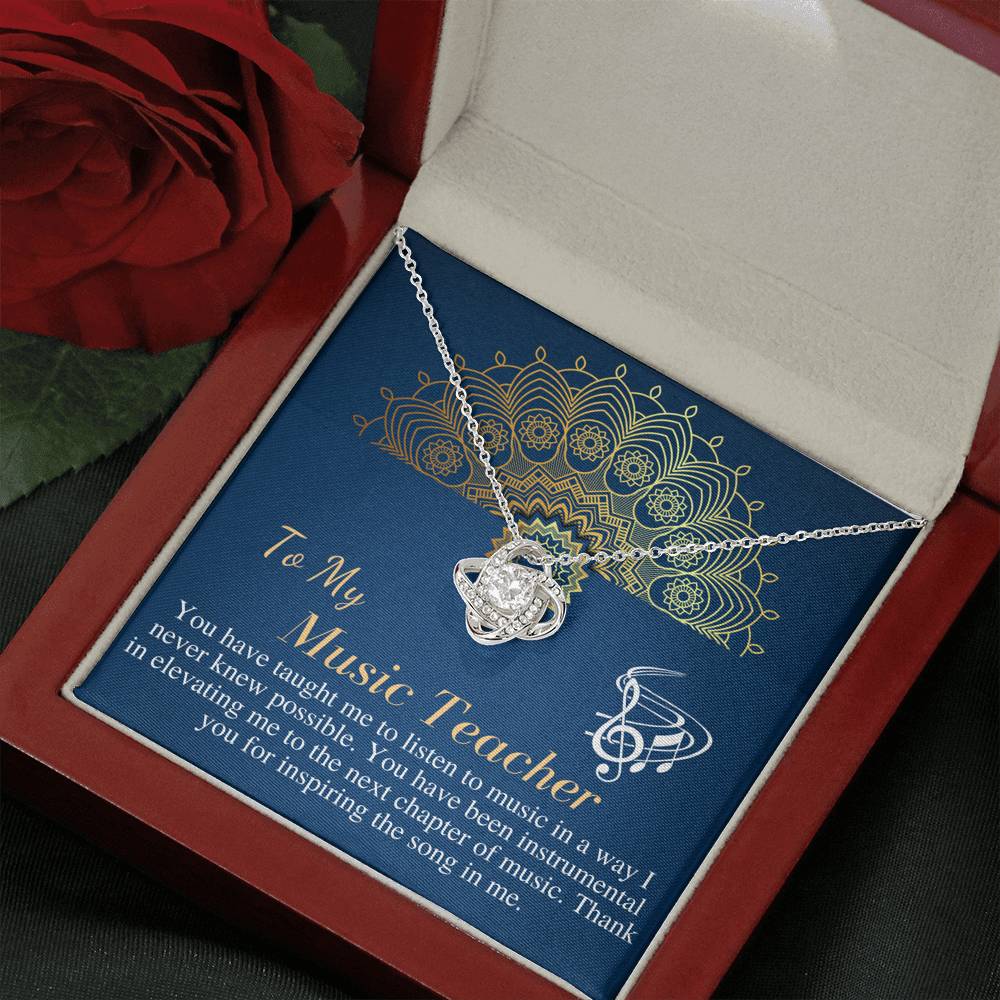 Music Teacher Gift | Gift for Music Teacher Necklace | Music Teacher Gift | To My Music Teacher Appreciation Gift | Christmas Gift  #0746