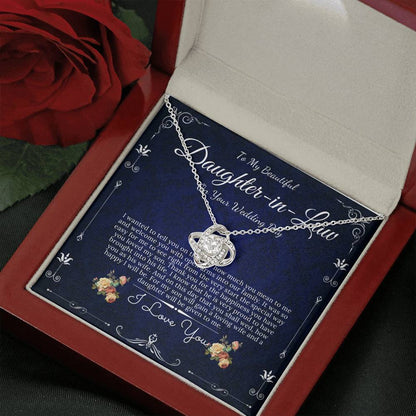 Love Knot, Daughter In Law Gift On Wedding Day, Future Daughter In Law, Daughter In Law Wedding Gift, Bride Gift From Mother In Law, #0072