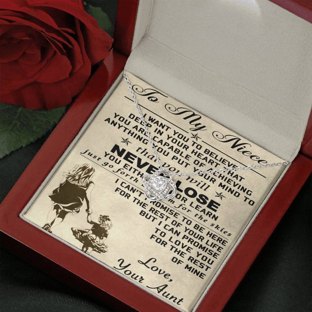 to my niece love knot