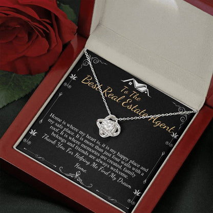 Realtor Gift, Real Estate Agent Gift, Realtor Necklace, Escrow Closing Gift, Realtor Thank You, Jewelry Gift, Christmas gift, Birthday #0699