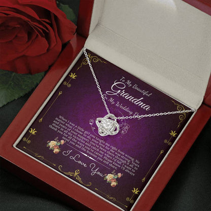 Love Knot, Grandmother of the Bride Gift to Grandma Wedding Gift for Grandma of the Bride Grandmother Wedding Gift Grandmother Gift #0065