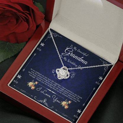 Love Knot, Grandmother of the Bride Gift to Grandma Wedding Gift for Grandma of the Bride Grandmother Wedding Gift Grandmother Gift #0064