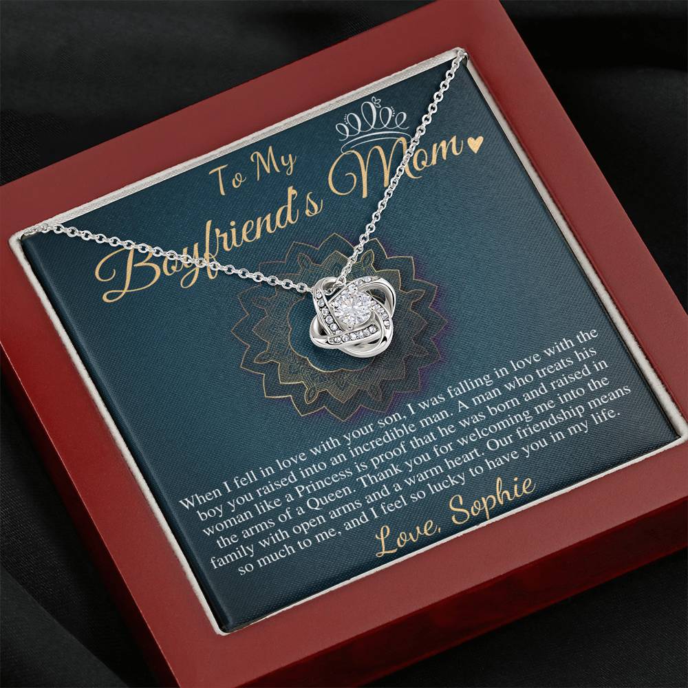 Gifts for Boyfriends Mom, Boyfriends Mom Birthday Gift, Boyfriends Mom Neckalce, Christmas Gift, Mothers Day Gift for Boyfriends Mom #0768