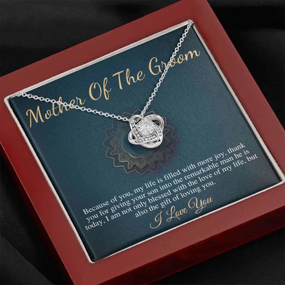 MOTHER Of The GROOM Gift from BRIDE Mother of the Groom Necklace Gift for Mother in law Wedding Gift from Bride Necklace With Card #0130