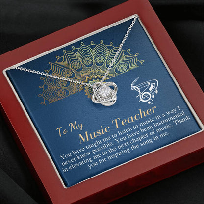 Music Teacher Gift | Gift for Music Teacher Necklace | Music Teacher Gift | To My Music Teacher Appreciation Gift | Christmas Gift  #0746