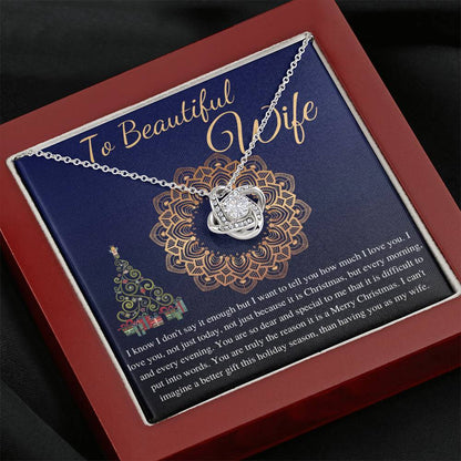 Christmas Gift For Wife From husband, Christmas necklace For Wife, Thanks Giving Gift, Birthday Necklace For Wife, Wife Christmas Gift #0818