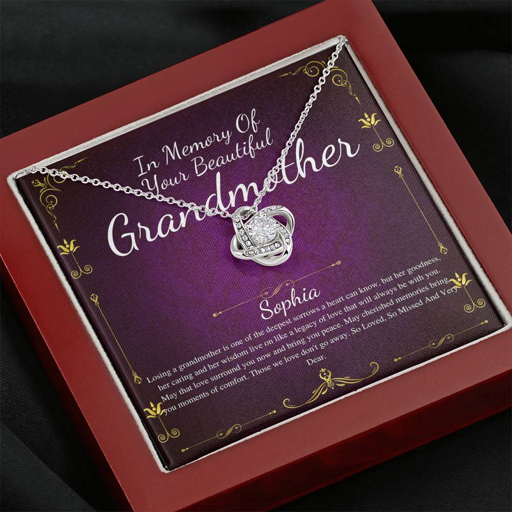 Memorial gift Grandmother Loss of Grandma In Memory of Grandma Sorry for your loss of loved one condolence gift, bereavement gift