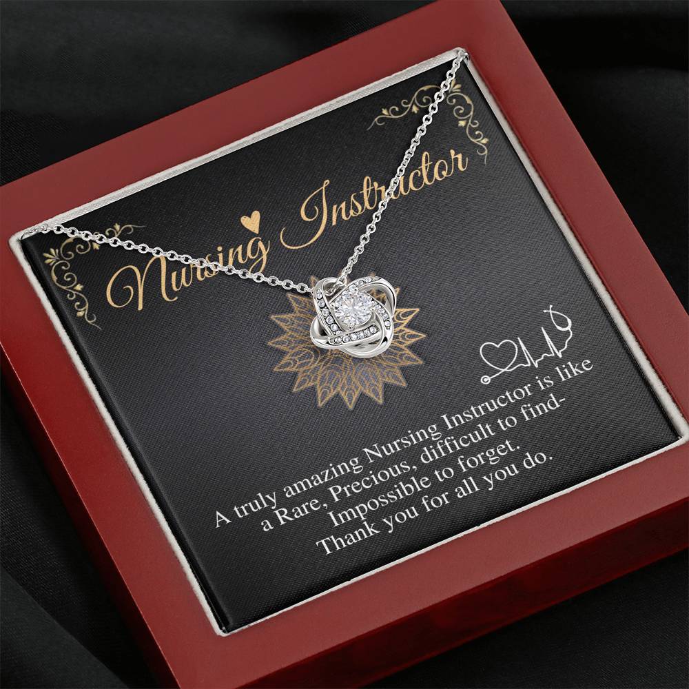 Nursing Instructor Gift, Appreciation Gift for Nursing Instructor, Necklace Gift, Jewelry Gift, Thank you Gift, Instructor Gift Ideas #0727