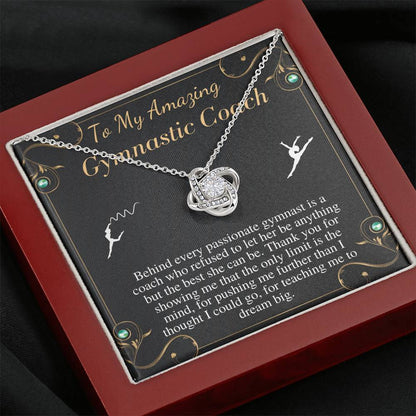 Gymnastics Coach Gift for Women | Leaving Gift for Gymnastics Coach | A Truly Amazing Gymnastics Coach Gift Necklace, Christmas Gift #0752