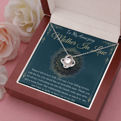 Mother in law Gift for mother of the grom | Mother In Law Wedding Gift | necklace from daughter in law | sentimental gift for grooms mother