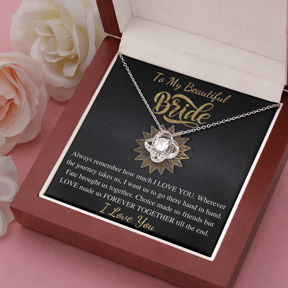 Bride Gift From Groom, Wedding Day Gift, Groom to Bride, Jewelry Gift from Groom to Bride, Beautiful Bride Necklace, To My Bride From Groom