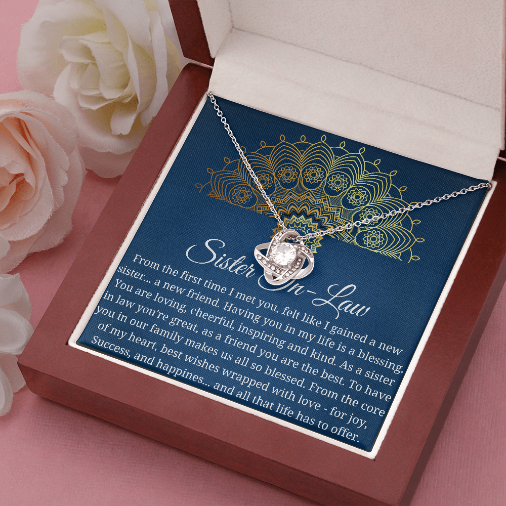 Sister in Law Necklace Gift, Future Sister in Law Gift, Sister in Law Wedding Gift, Sister in Law Birthday Gift, gift for her