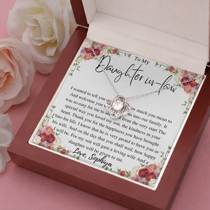 Gift for Daughter in Law from father in Law to Bride Wedding Gift for Daughter-in-Law On Wedding Day Gift for Bride, gift for her
