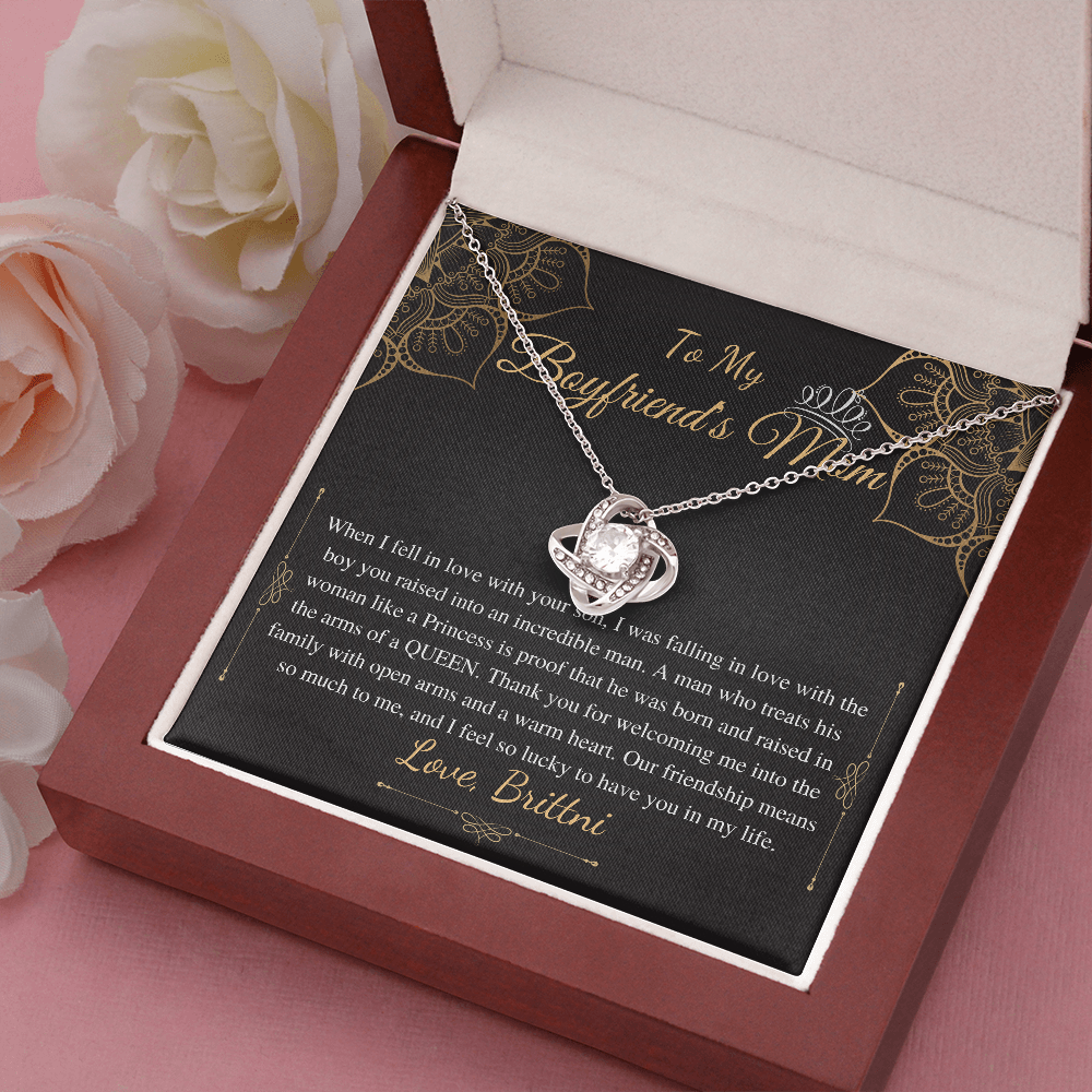 Gifts for Boyfriends Mom, Boyfriends Mom Birthday Gift, Boyfriends Mom Neckalce, Mothers Day Gift for Boyfriends Mom, Alluring Beauty #0421 Brittni