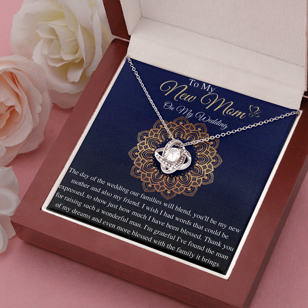 Gift for New Mother, Necklace for Step Mom , Bonus Mom Gift from dsaughter on wedding day Stepmom Birthday Gift for Mother in Law Gift