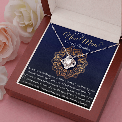 Gift for New Mother, Necklace for Step Mom , Bonus Mom Gift from dsaughter on wedding day Stepmom Birthday Gift for Mother in Law Gift