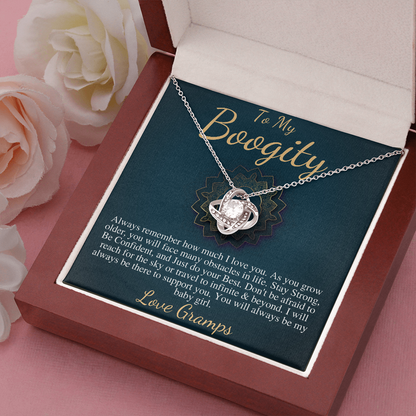 To My Granddaughter Gift, Granddaughter Necklace, Grandfather & Granddaughter, Necklace for Granddaughter Graduation Gift From Grandpa #0512 gramps