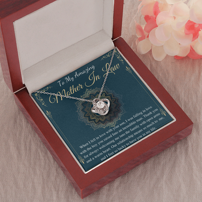 Mother in law Gift for mother of the grom | Mother In Law Wedding Gift | necklace from daughter in law | sentimental gift for grooms mother