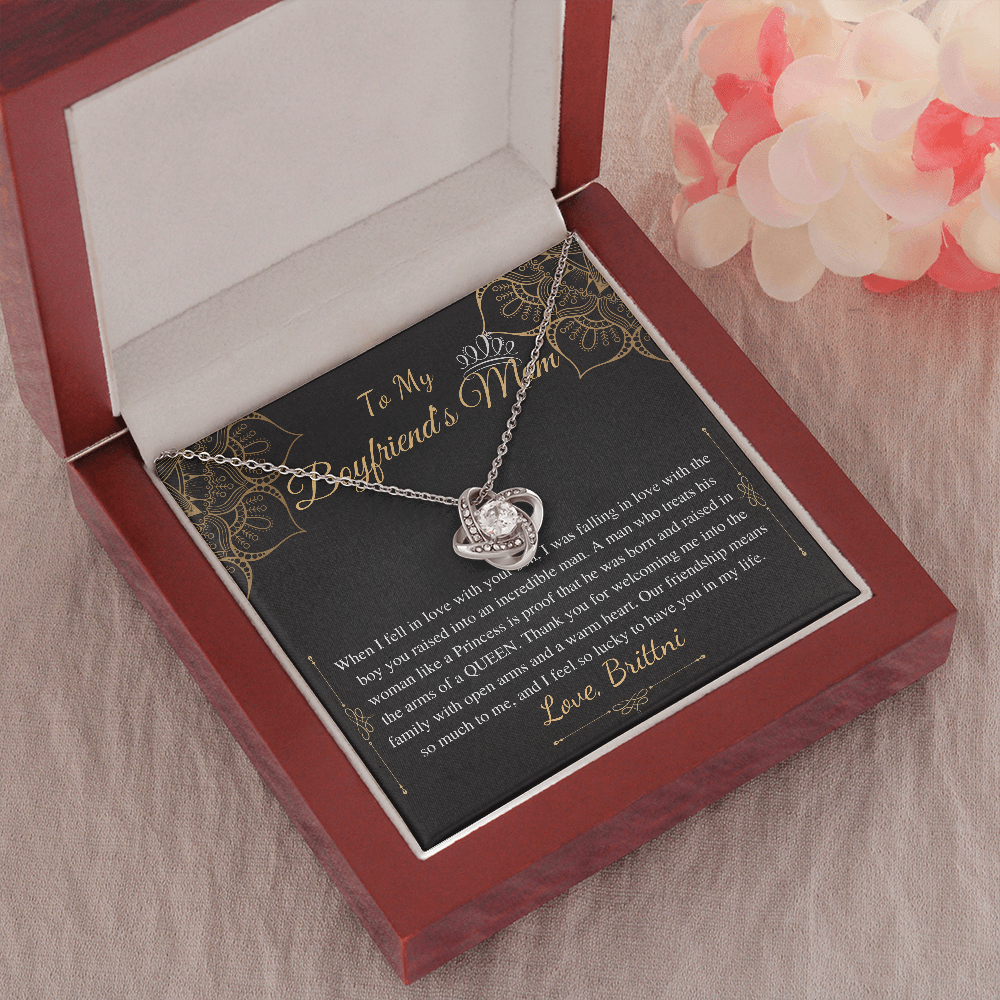 Gifts for Boyfriends Mom, Boyfriends Mom Birthday Gift, Boyfriends Mom Neckalce, Mothers Day Gift for Boyfriends Mom, Alluring Beauty #0421 Brittni