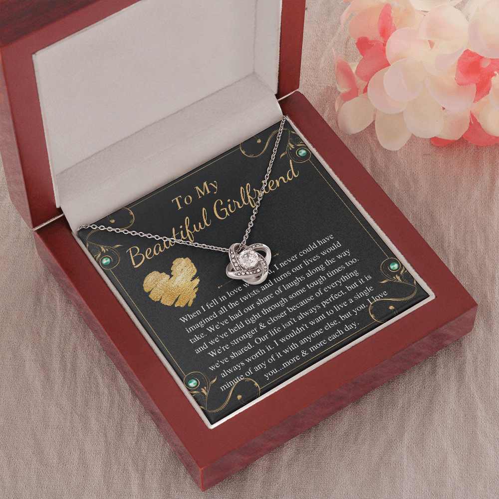 Girlfriend Necklace, Meaningful Gift for Girlfriend, Necklace for Partner, Valentines Present for Girlfriend, Sentimental Gifts, graduation