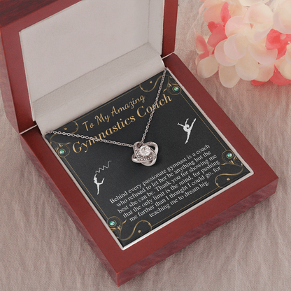 Gymnastics Coach Gift for Women | Leaving Gift for Gymnastics Coach | A Truly Amazing Gymnastics Coach Gift Necklace, Christmas Gift #0752 s