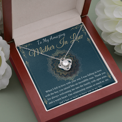 Mother in law Gift for mother of the grom | Mother In Law Wedding Gift | necklace from daughter in law | sentimental gift for grooms mother