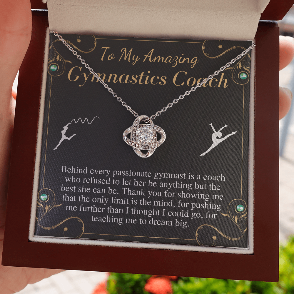 Gymnastics Coach Gift for Women | Leaving Gift for Gymnastics Coach | A Truly Amazing Gymnastics Coach Gift Necklace, Christmas Gift #0752 s
