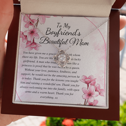 Boyfriend Mom Necklace, Gift for Boyfriend Mother, Birthday Gift, Christmas Gift, Mothers Day Gift for Boyfriends Mom, Lo brook