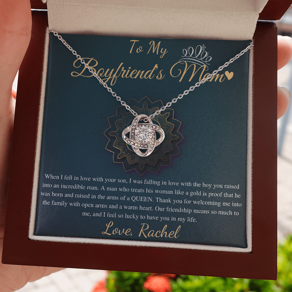Gifts for Boyfriends Mom, Boyfriends Mom Birthday Gift, Boyfriends Mom Neckalce, Christmas Gift, Mothers Day Gift for Boyfriends Mom #0768 Rachel