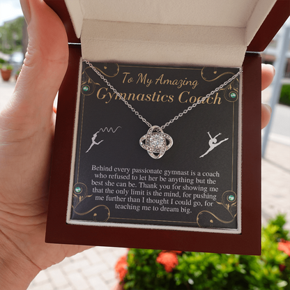 Gymnastics Coach Gift for Women | Leaving Gift for Gymnastics Coach | A Truly Amazing Gymnastics Coach Gift Necklace, Christmas Gift #0752 s