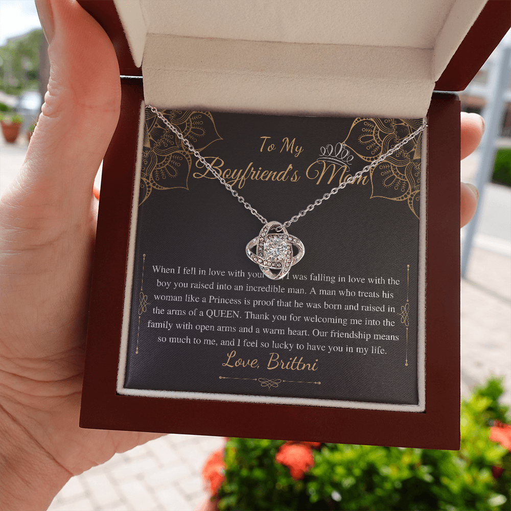 Gifts for Boyfriends Mom, Boyfriends Mom Birthday Gift, Boyfriends Mom Neckalce, Mothers Day Gift for Boyfriends Mom, Alluring Beauty #0421 Brittni