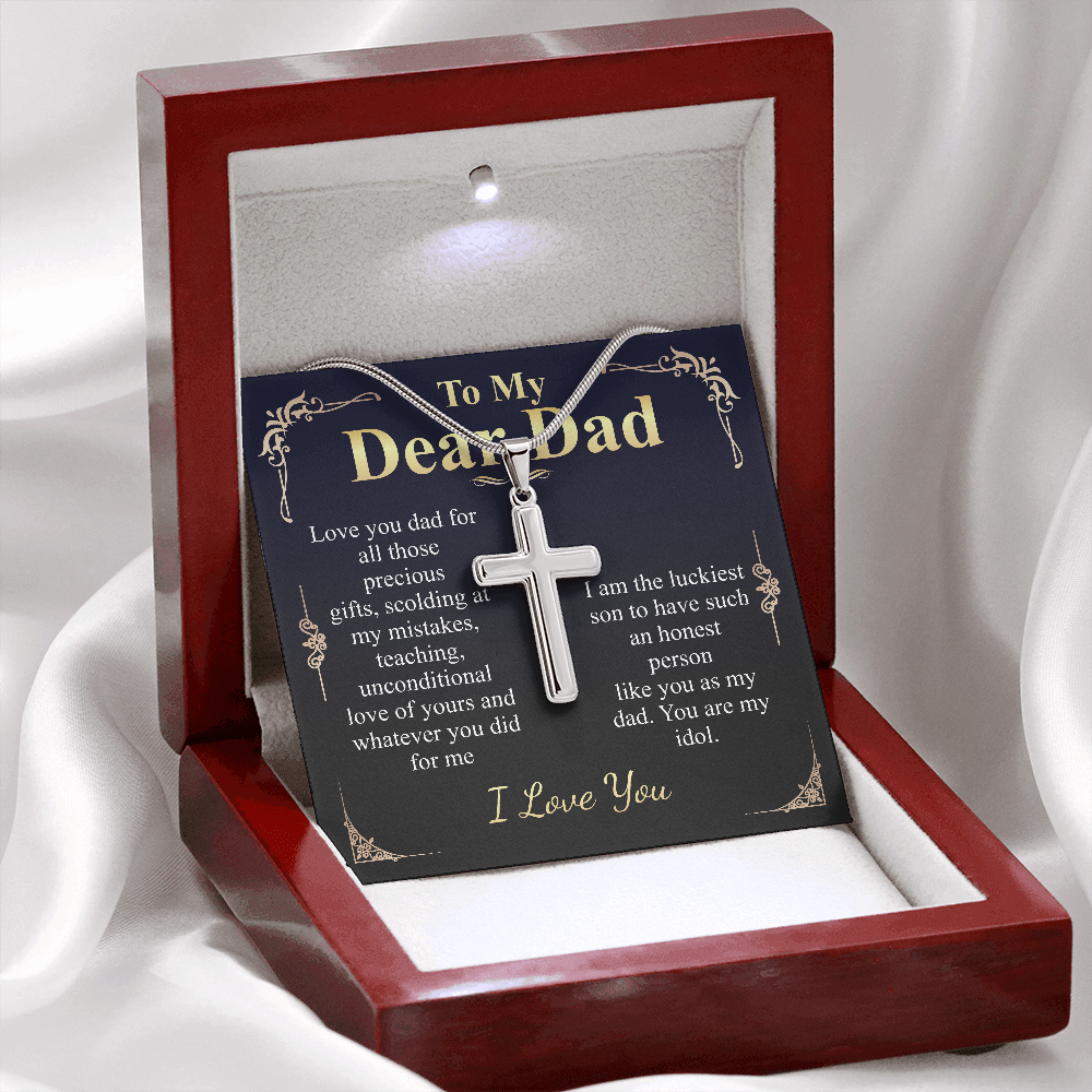 to my dad