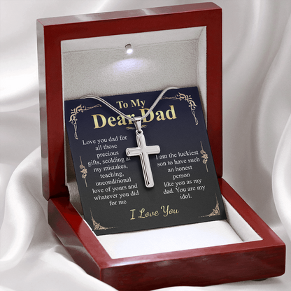 to my dad